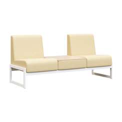 Module Диван двухмест. столик унив. MD.D2-ST2 Oregon 11/Акация Лорка/Металл Белый 1855*700*800