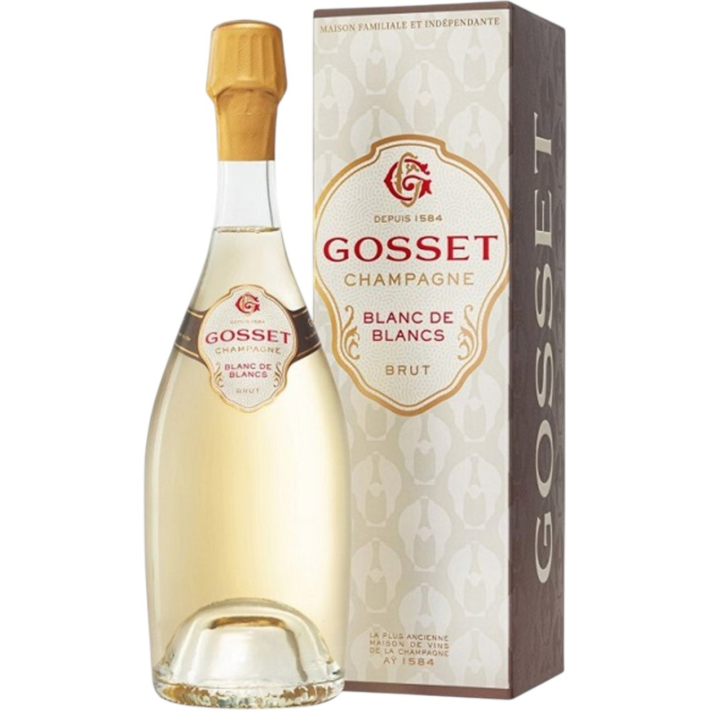 Шампанское Gosset Grand Blanc de Blancs 0,75 л. В подарочной коробке