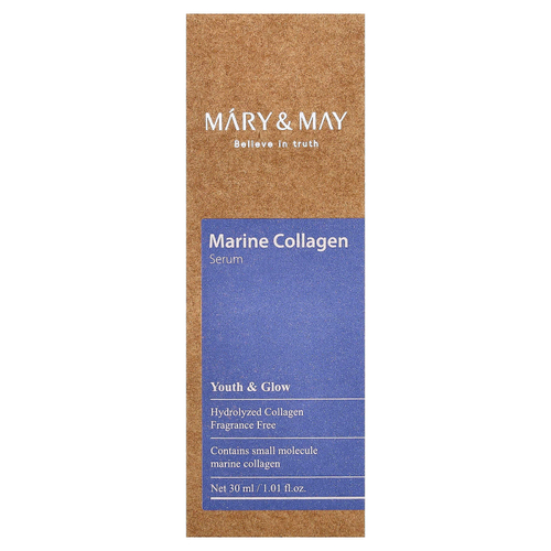 Mary & May, сыворотка с морским коллагеном, 30 мл (1,01 жидк. унции)