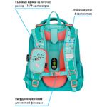 Ранец Berlingo Expert Max Kittens green 37х28х16см, 2 отд., с анат. спинкой + дождевик