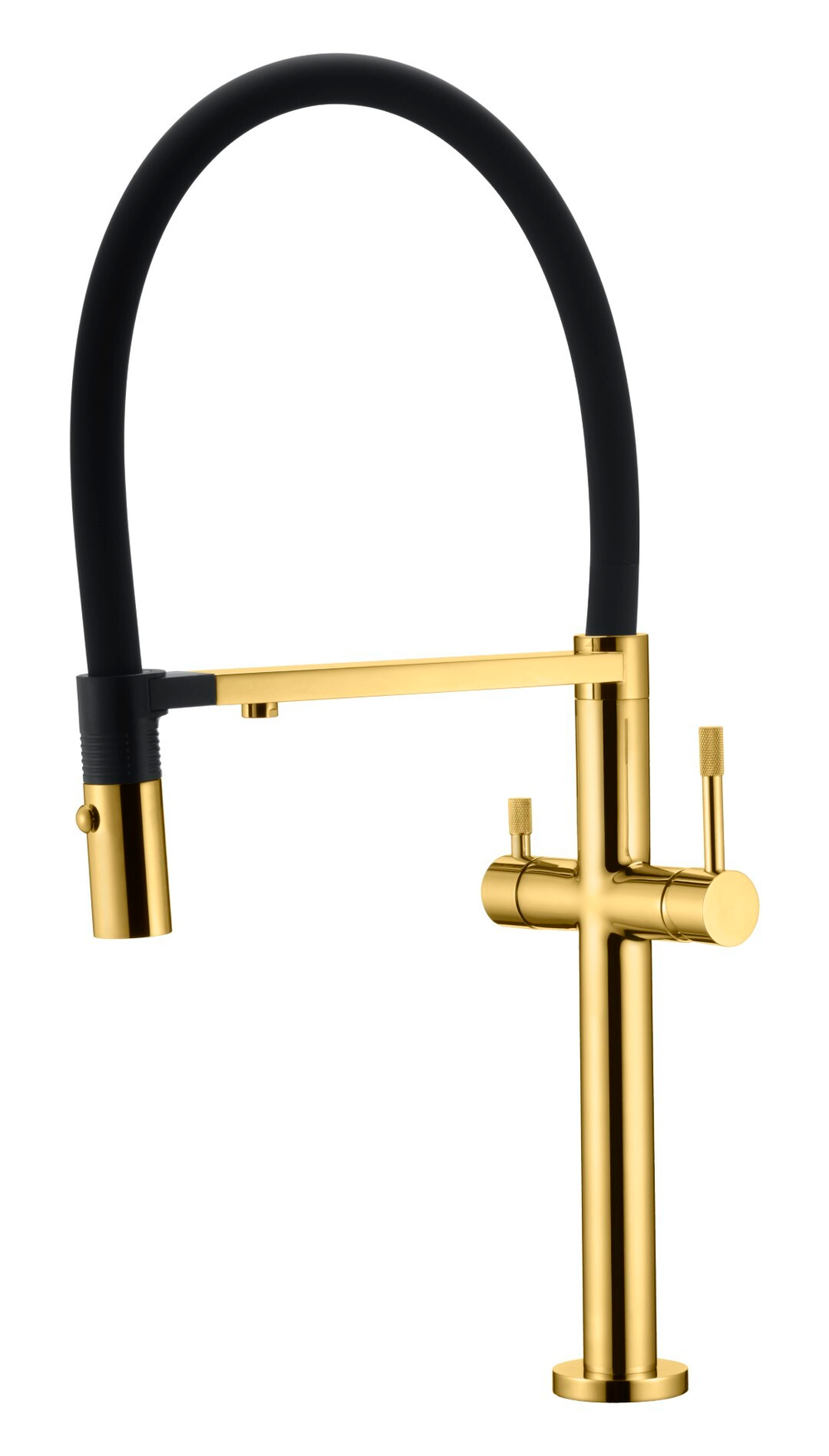 Boheme Смеситель для кухни UNO GOLD c краном для питьевой воды