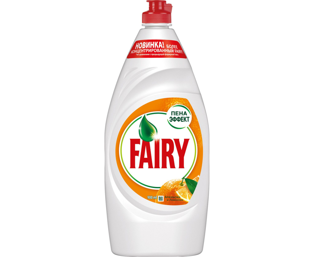 Fairy Средство для мытья посуды Апельсин и Лимонник 900 мл