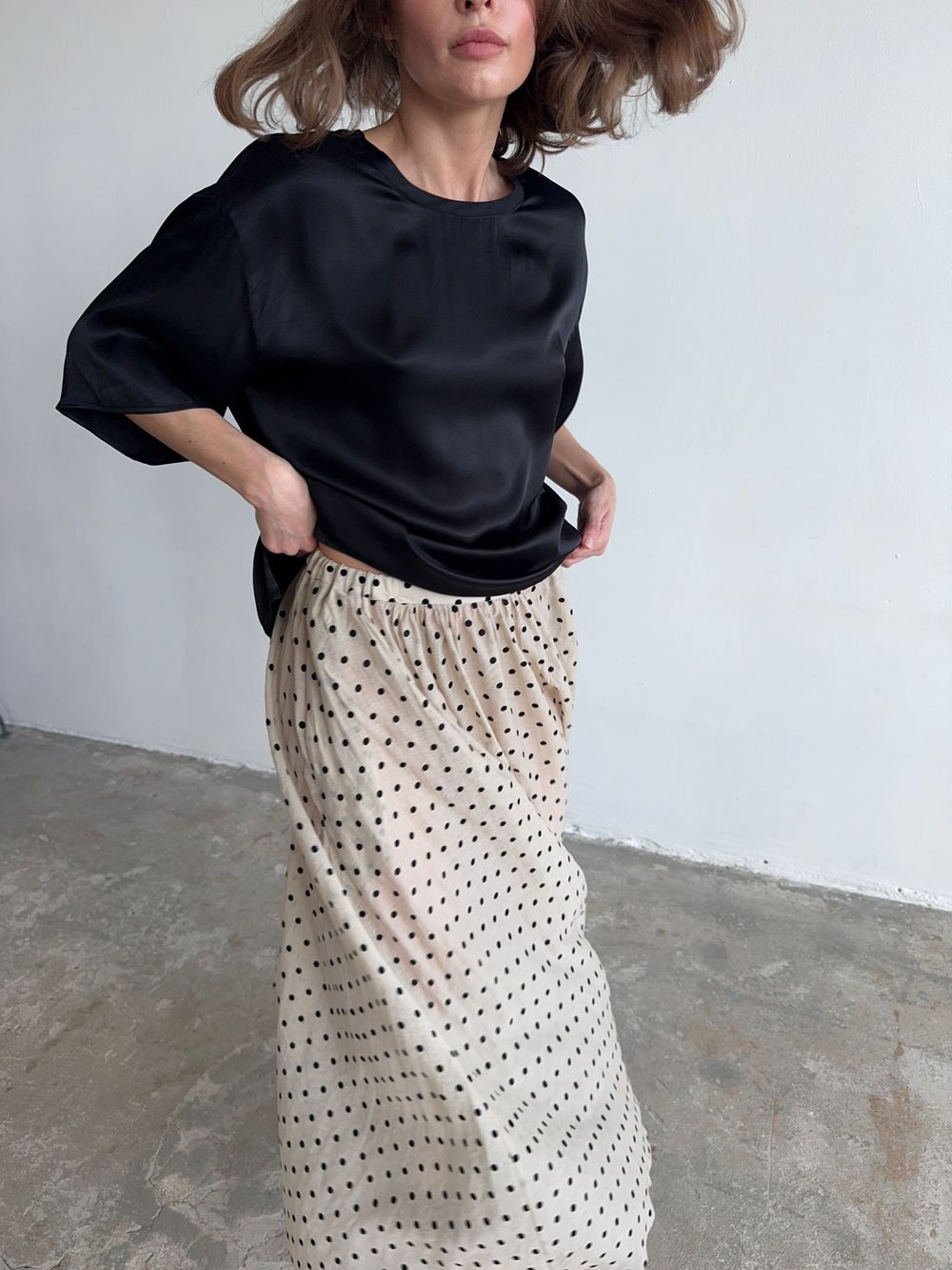 юбка IWON voluptuous горох