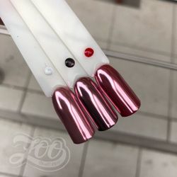 Zoo nail Зеркальная цветная втирка Розовая жемчужина, 0,5гр