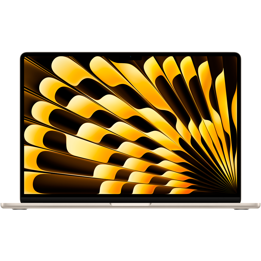 Ноутбук Apple MacBook Air 15 (M4, 10C/10C), 16/512GB, Starlight (Сияющая звезда) MW1K3