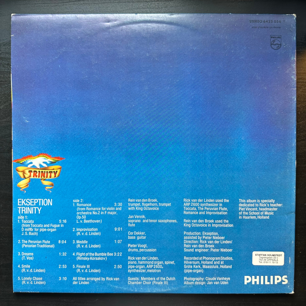Ekseption - Trinity (Голландия 1973г.)