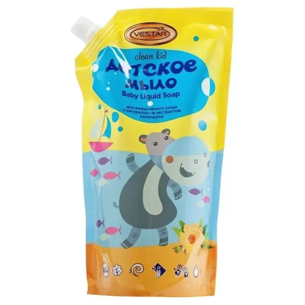 Мыло жидкое 500мл Вестар Детское дой-пак
