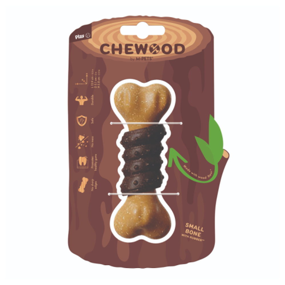 Игрушка для собак CHEWOOD, кость S 13.9x5.1x5.8 см Mpets 10668499