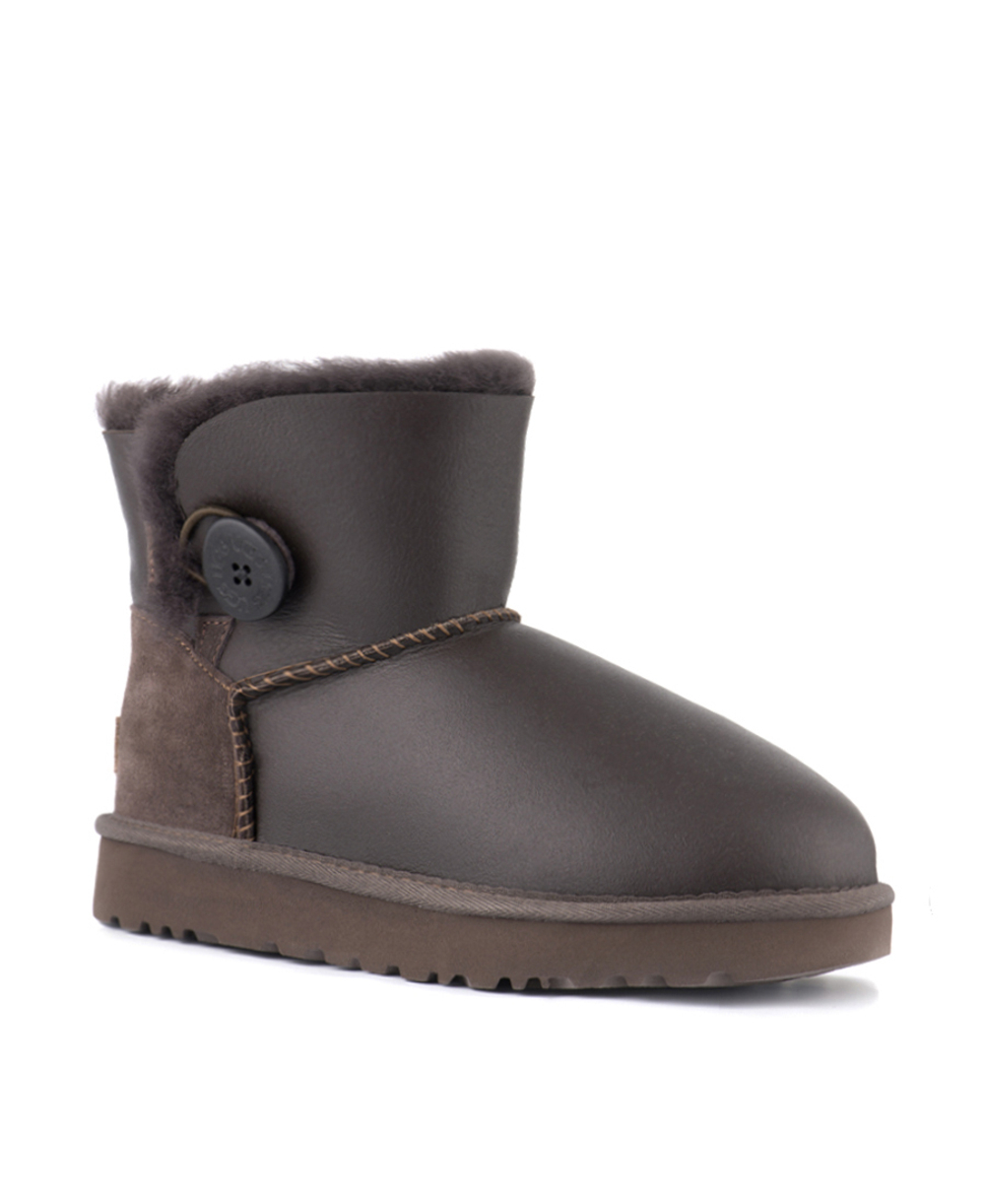 MINI BAILEY BUTTON METALLIC II-chocolate