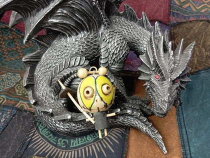 Брелок призрак леса абориген желт.