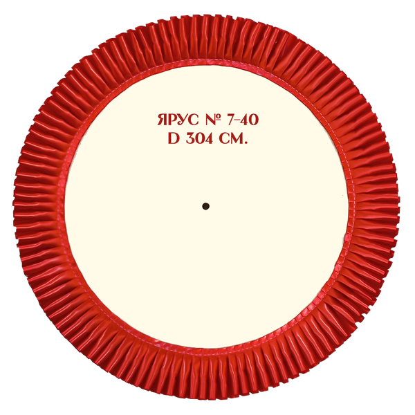 Ярус № 7-40. Диаметр 304 мм. Цвета лент в ассортименте.