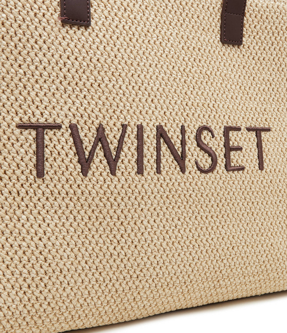 Сумка-шопер TWINSET - бежевый(241TB7022)