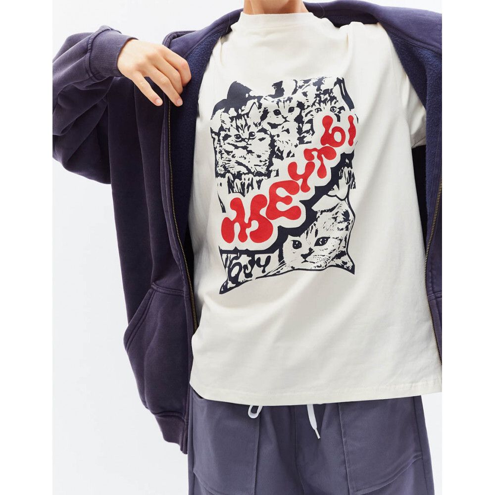 Футболка БИЧ Мечты молочная