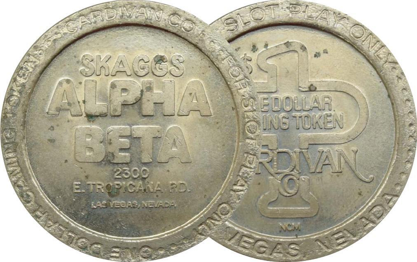 Skaggs Alpha Beta $1 Token