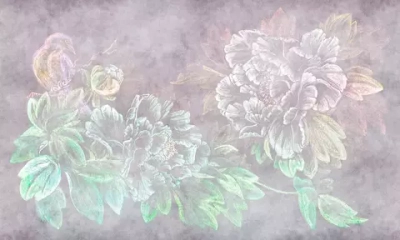 Цифровое панно ID Wall CHALK PEONIES