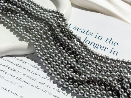 "Жемчуг круглый" 8мм, "Майорка. Имитация" (нить)