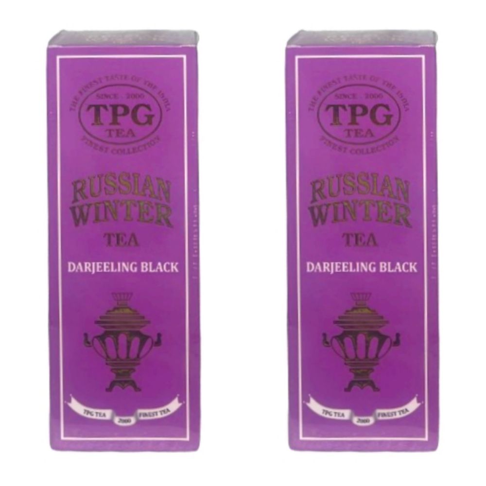 Чай черный Bharat Bazaar TPG Русская зима 100 г, 2 шт