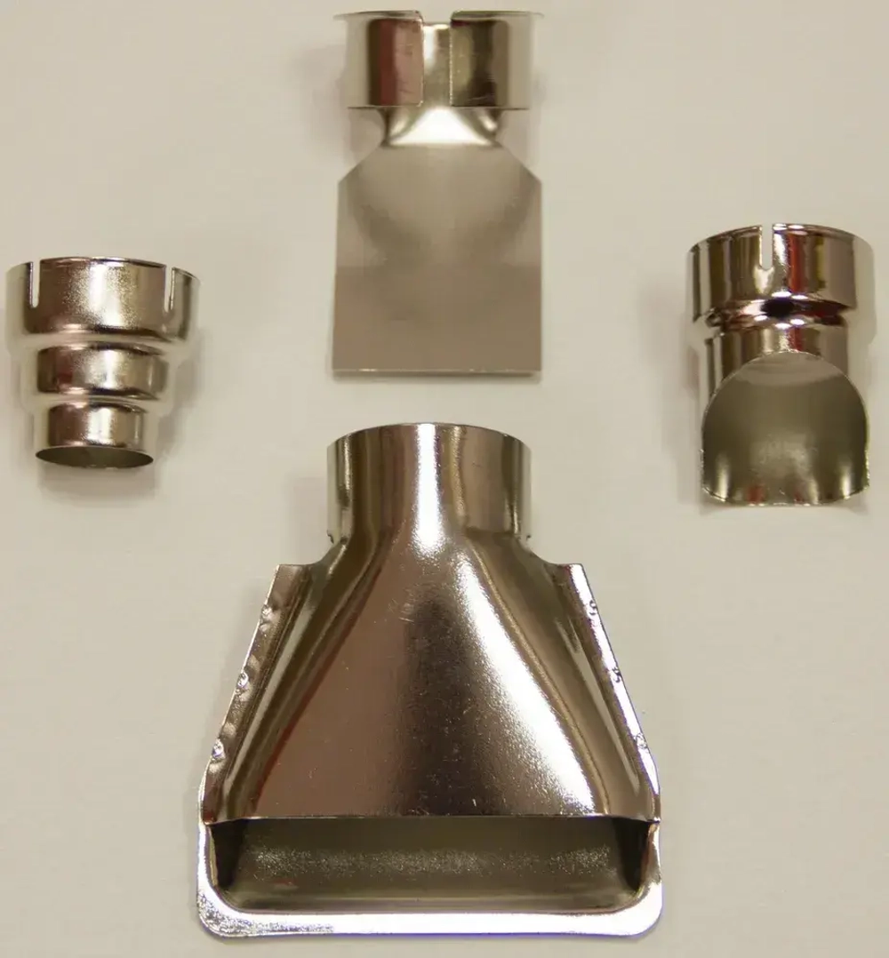 Фен промышленный-строительный Partnertool PHG2200ESET, 2.2кВт, с ПЛАВНОЙ регулировкой температуры 600С, 500л/мин, 4насадки, КЕЙС, профессиональная серия