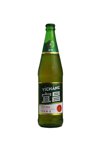 Пиво "Yichang" светлое пастеризованное фильтрованное 0.62 л.ст/бутылка