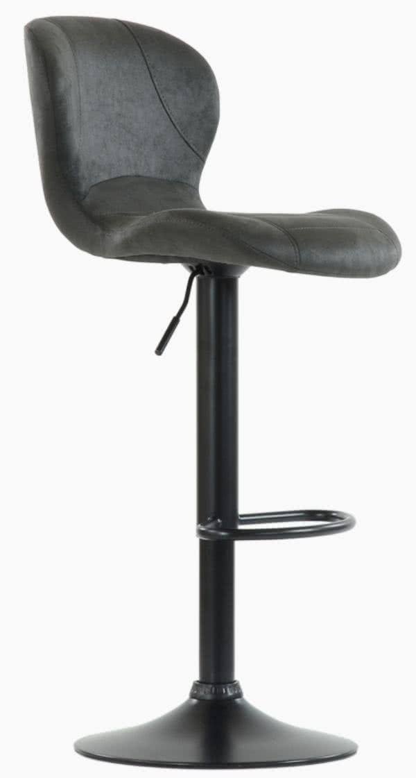 Стул барный  Piza АНТРАЦИТ/ХРОМ