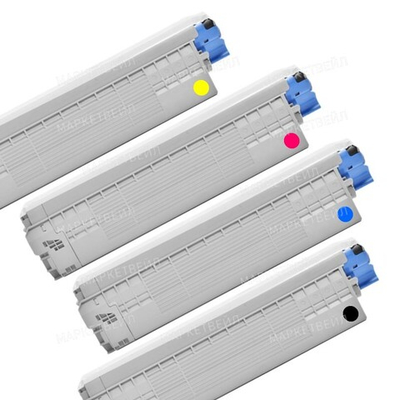 Комплект Тонер-картриджей WBox, аналог OKI для MC853, MC873 (45862839/45862840/45862838/45862837) CMYK