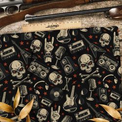 Ткань оксфорд 210 мрачный панк