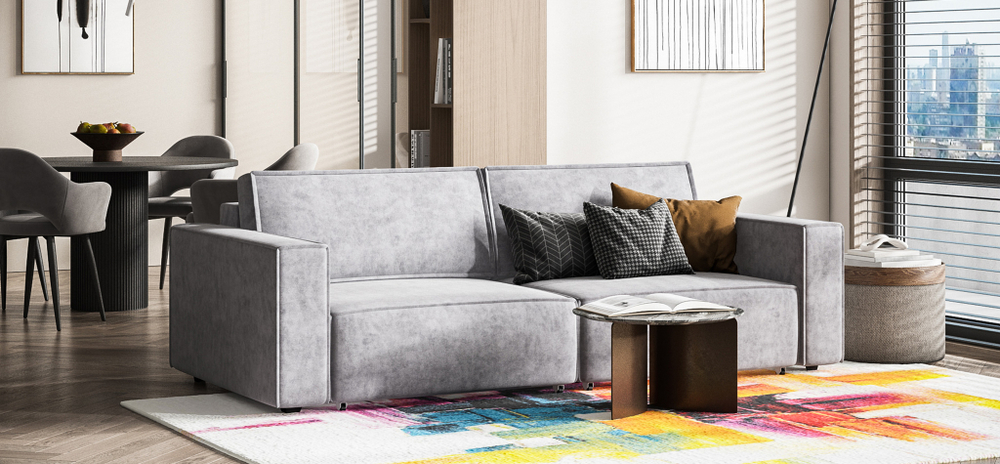 Диван BOSS SOFT MODOOL Велюр Royal агат