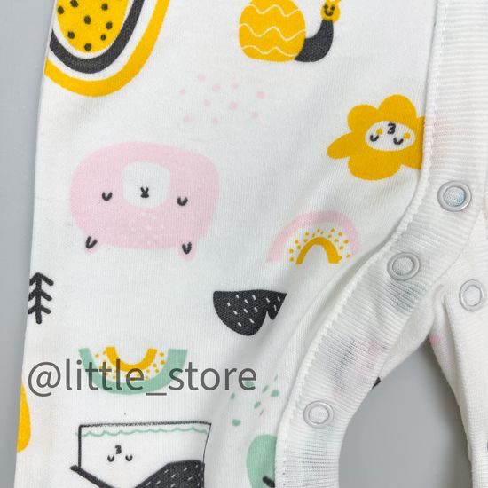 Слип хлопковый "Домик в лесу" молочный