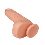 Реалистичный телесный фаллоимитатор 17см с мошонкой на присоске Bior Toys Best Boyfriend EE-10235