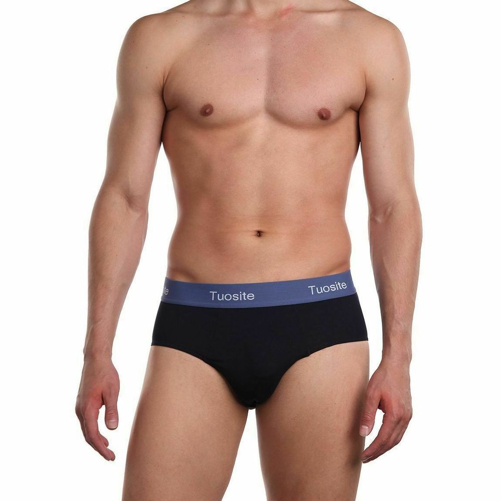 Мужские трусы брифы темно-синиеTuosite TS7827-1