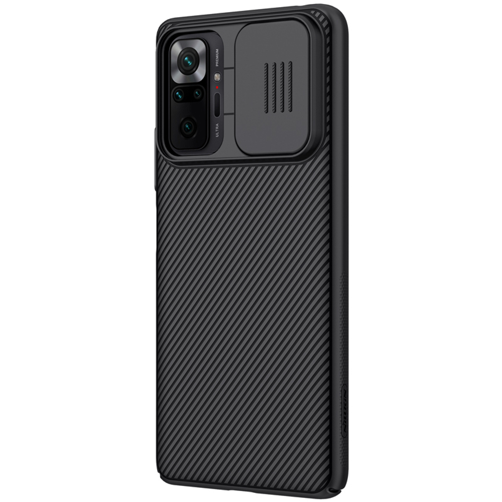 Чехол от Nillkin для Xiaomi Redmi Note 10 Pro и 10 Pro Max с защитной шторкой для камеры, серия CamShield Case