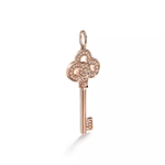 Кулон из розового золота с бриллиантами, Tiffany💠 Key