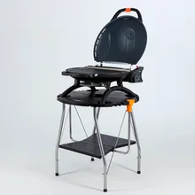 Портативный газовый гриль O-Grill 900MT bicolor black-silver + адаптер А