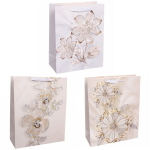 Пакет подарочный «Цветочные украшения» 31*40*12 см
