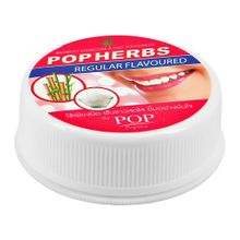 Зубная паста POP Popular Растительная с бамбуковым углем и солью, 30 гр