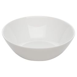 Салатник White Fox Muscat WF-BD18-36 стеклянный глубокий круглый белый 18 см 970 мл | White Fox