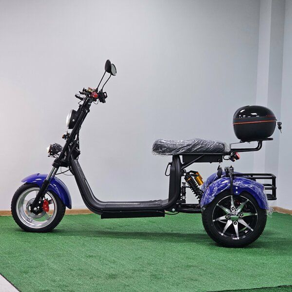Электроскутер CITY COCO TRIKE GT X12 Grand, трицикл, 3000 Вт, красный, 60В, 20Ач