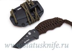 Нож CRKT Crawford N.E.C.K. fixed green cordфотография - 2