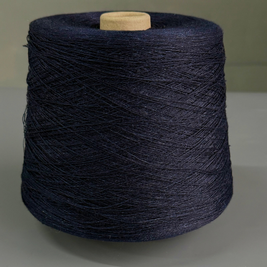 Пряжа SUPRAFIL BOUNTY (100% лен) 2/26,  1300 м/100 гр, чернильный синий