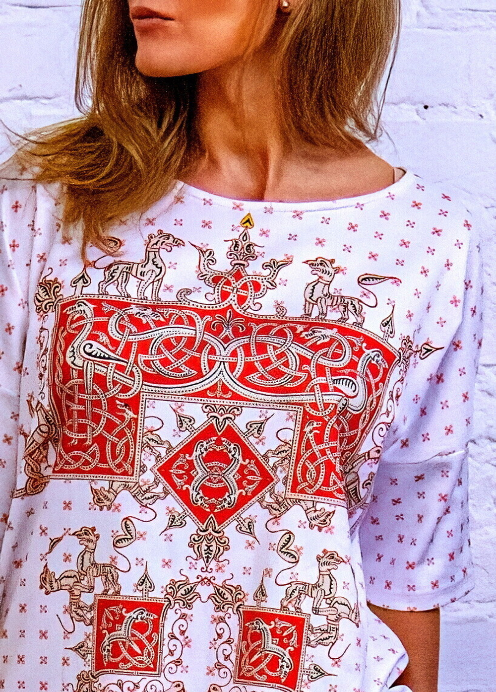 Комплект (футболка и юбка) "Зооморфия"