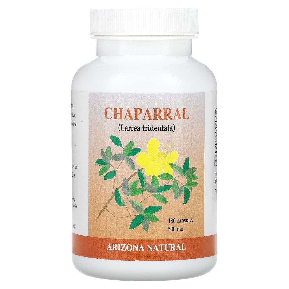 Arizona Natural, Чапараль, 180 капсул (250 мг в каждой капсуле)