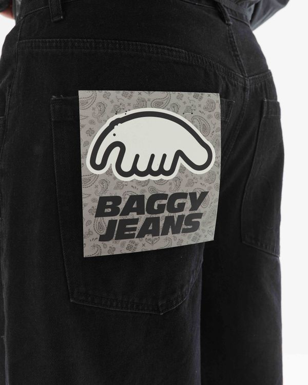 Джинсы Baggy черные - фото 6