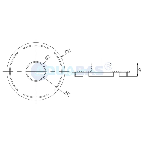 СК.01.0 Насадка к скиммеру для подключения пылесоса