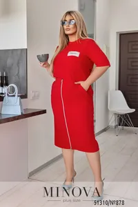 Костюм 878-красный Minova