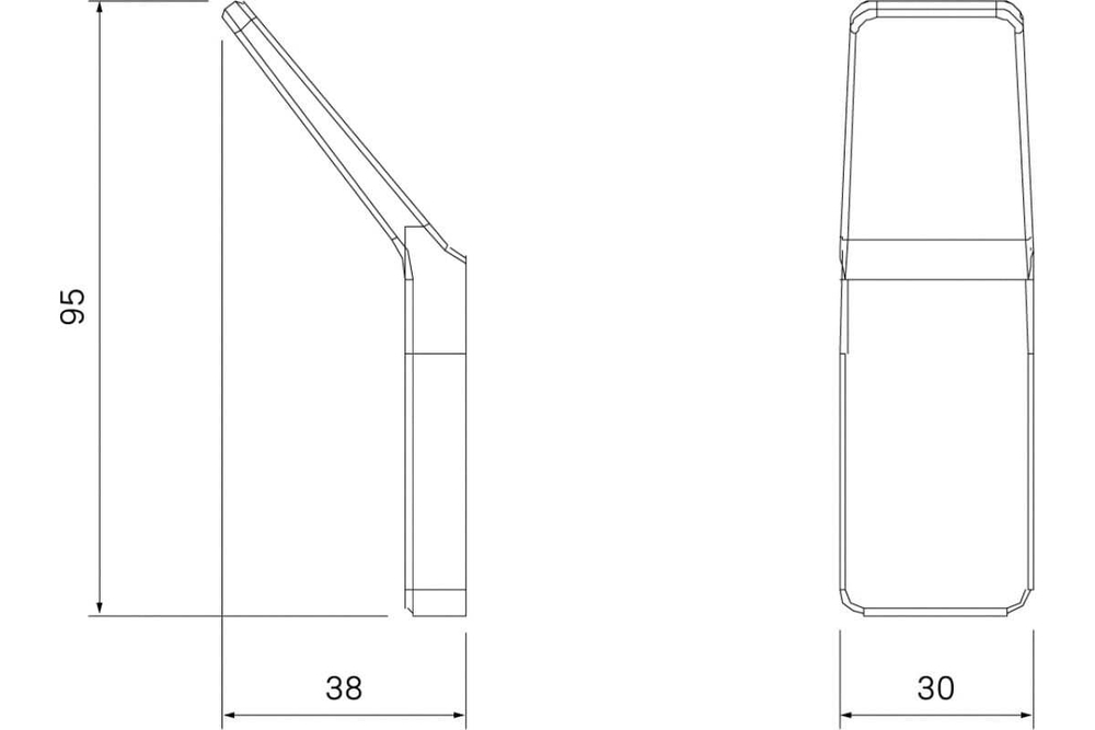 Одинарный крючок IDDIS Slide сплав металлов, графит SLIGM10i41