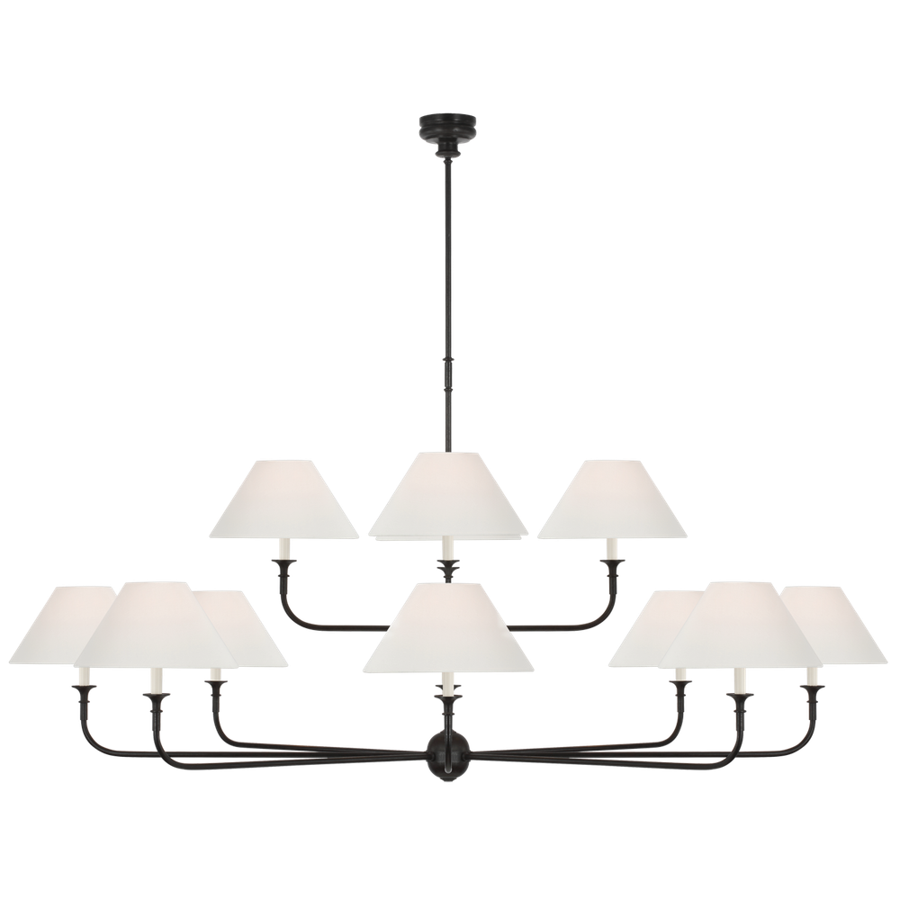 Люстра Visual Comfort Piaf Oversized Two Tier Chandelier