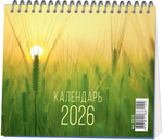 Календарь настольный "домик" на 2026 год, "Времена года"