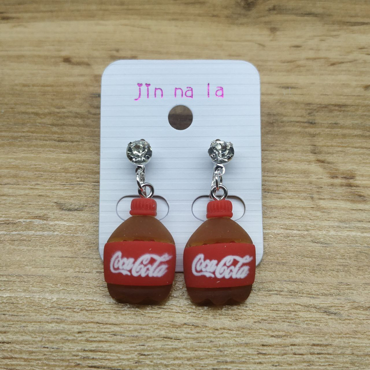 Клипсы Drink Coca-Cola кристалл металл серебристый