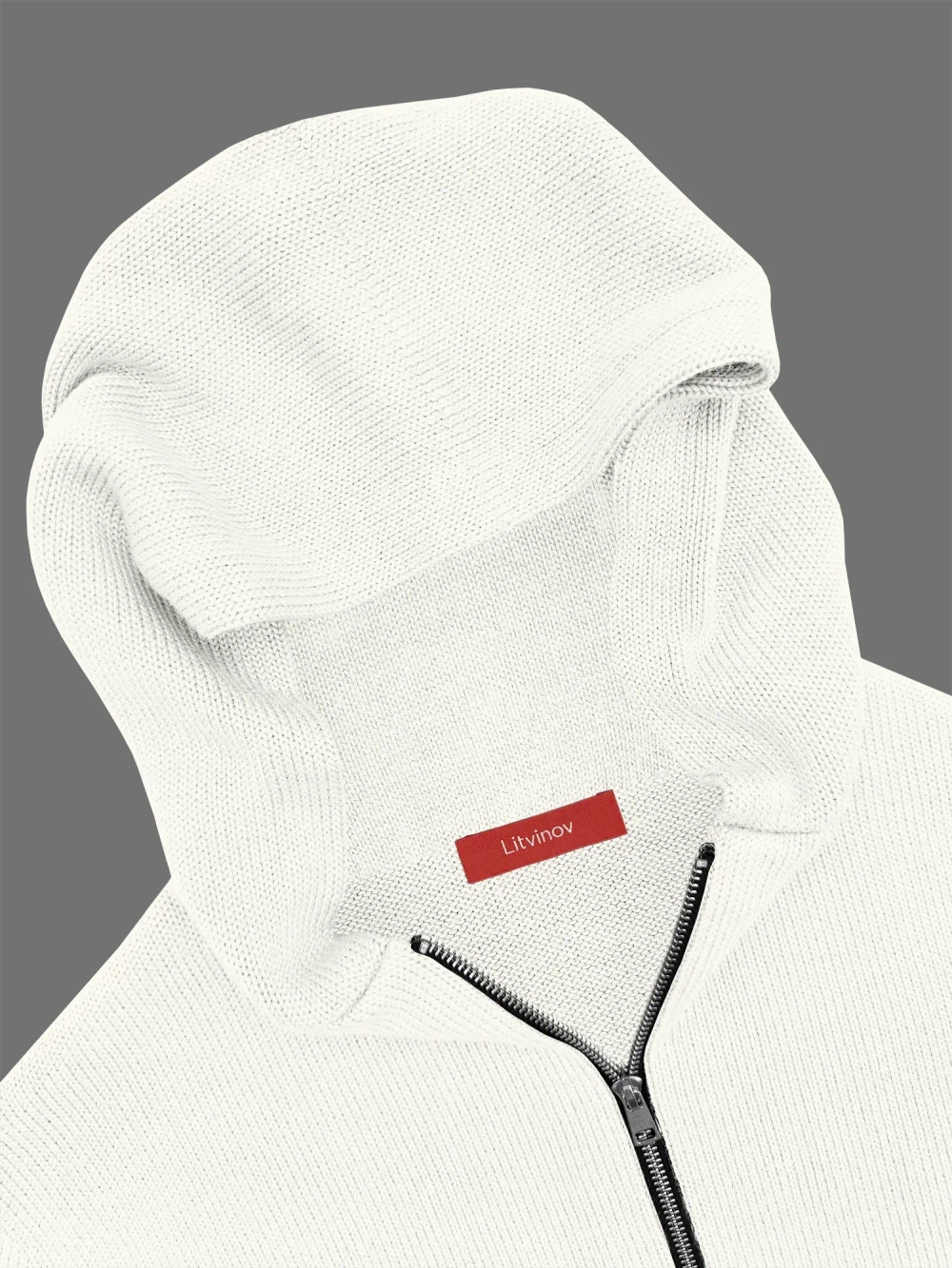 Толстовка на замке из хлопка