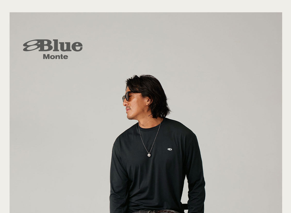 Лонгслив Nothomme Blue Athletic Casual Reflective Crew Neck Long-Sleeve Tee